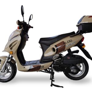 Ice Bear ALDO 150cc Automatic Scooter, Air-Cooled Engine, 12” Aluminum Wheels, SEYOUN NJKK Tires Included For Sale - Image 2