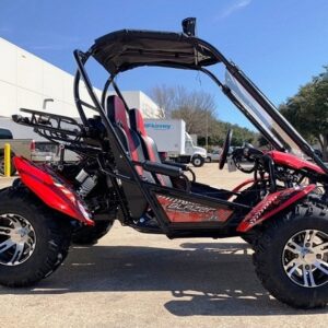 Trailmaster Ultra Blazer 200EX EFI Go-Kart, 168.9cc Engine, 4-Stroke Single Cylinder, Air Cooled, Light Bar, Windshield, Fuel Injected For Sale - Image 3