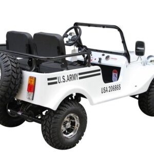 New Vitacci GR-5 125cc Classic Jeep, 3-Speed, Chrome Rims & Reverse Gear with Spare Tire For Sale - Image 3