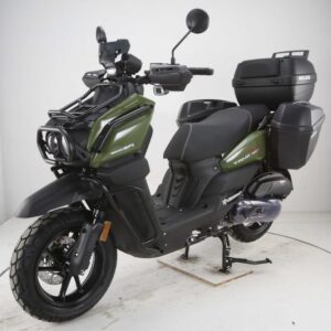 Vitacci Tank 200 EFI Deluxe Scooter, 13” Wheels, Side Luggage Carriers, 4-Stroke Air-Cooled Engine (GY6) For Sale - Image 3