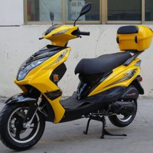 CRT Super 200 Gas Moped Scooter, Automatic CVT, High-Power Engine, Sporty Style For Sale - Image 2