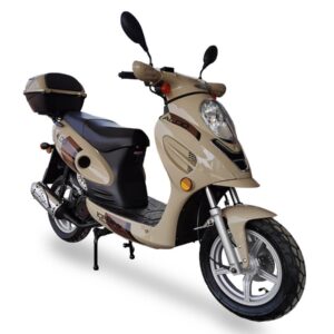 Ice Bear ALDO 150cc Automatic Scooter, Air-Cooled Engine, 12” Aluminum Wheels, SEYOUN NJKK Tires Included For Sale - Image 6