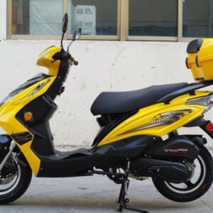 CRT Super 200 Gas Moped Scooter, Automatic CVT, High-Power Engine, Sporty Style For Sale - Image 3