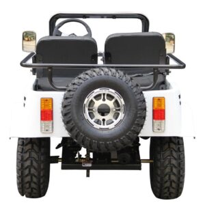 New Vitacci GR-5 125cc Classic Jeep, 3-Speed, Chrome Rims & Reverse Gear with Spare Tire For Sale - Image 7