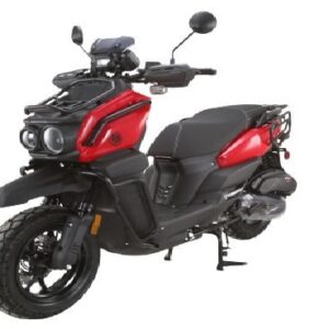 Boss Motor Frontier 200cc Moped Scooter, 4-Stroke, Single Cylinder, Air-Cooled, Electric & Kick Start For Sale - Image 2