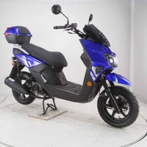 Vitacci Fighter Pro 50cc Scooter, CVT Automatic, 4-Stroke GY6 Engine, Air-Cooled, Tubeless Tires For Sale - Image 4