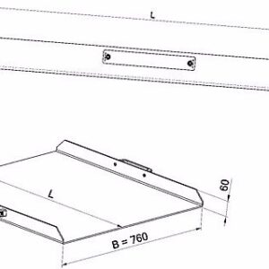 Bridge plate with raised edges For Sale - Image 2